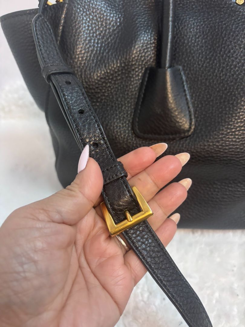 Prada Black Calfskin Top Handle Bag