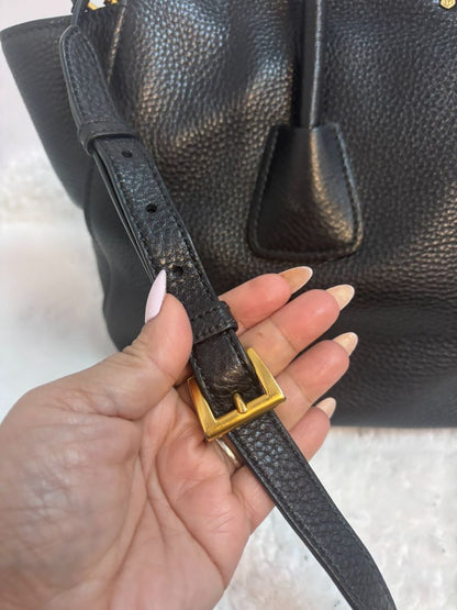 Prada Black Calfskin Top Handle Bag