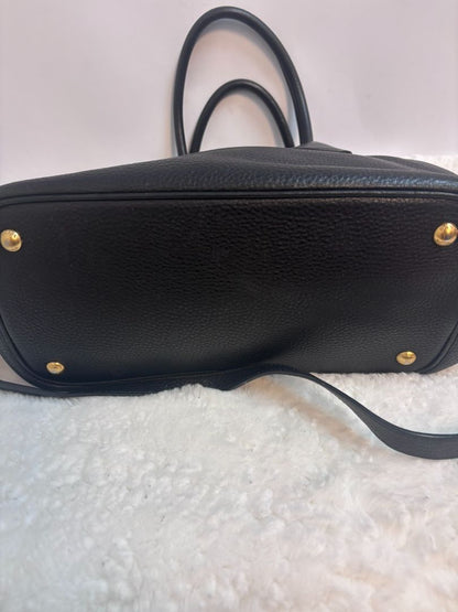 Prada Black Calfskin Top Handle Bag