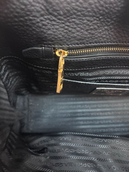 Prada Black Calfskin Top Handle Bag