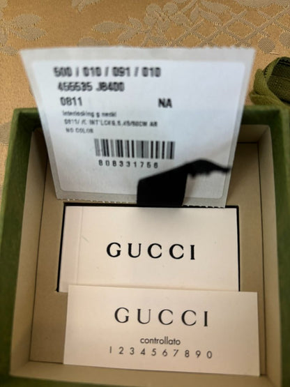 925 sterling silver Gucci interlocking necklace, 10 in