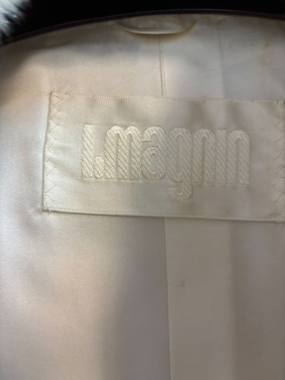 ivory Donald Brooks mink coat, s/m