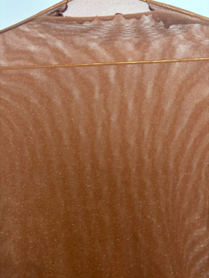 brown NA sheer top, s