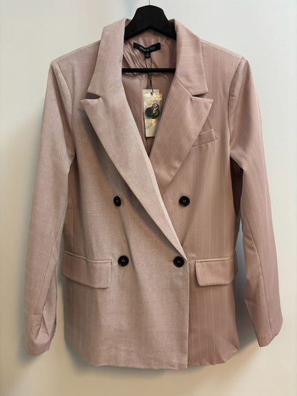 Strut and Bolt Double Breasted Blazer Mauve