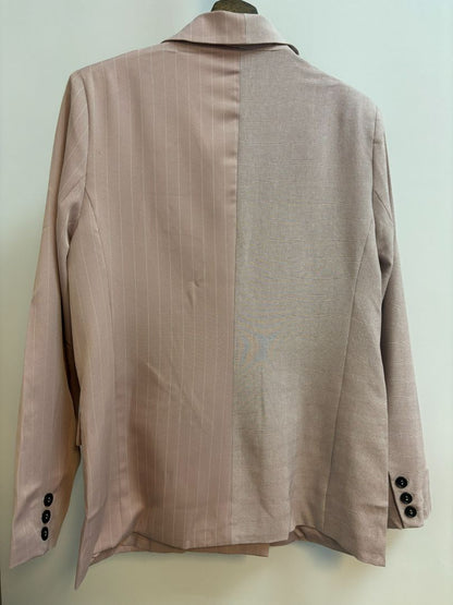 Strut and Bolt Double Breasted Blazer Mauve