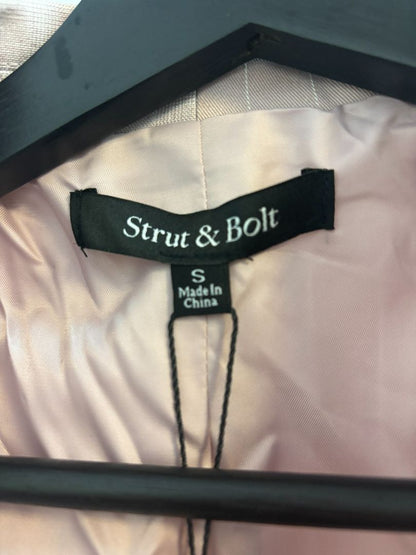 Strut and Bolt Double Breasted Blazer Mauve