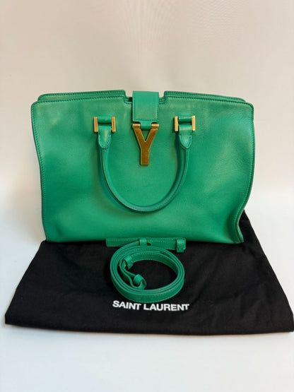 green Saint Laurent cross body bag, Width:11.8 in Height:7.5 in Depth:5.9 in