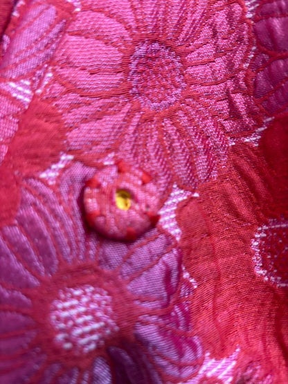 pink and coral Trina Turk jacquard set, M