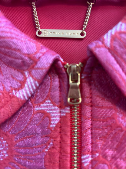 pink and coral Trina Turk jacquard set, M