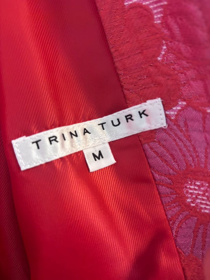 pink and coral Trina Turk jacquard set, M