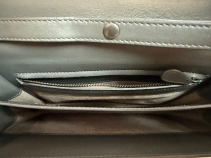 gray Bottega Veneta cross body, 10x 7 x 2.5 drop 23 inch approx