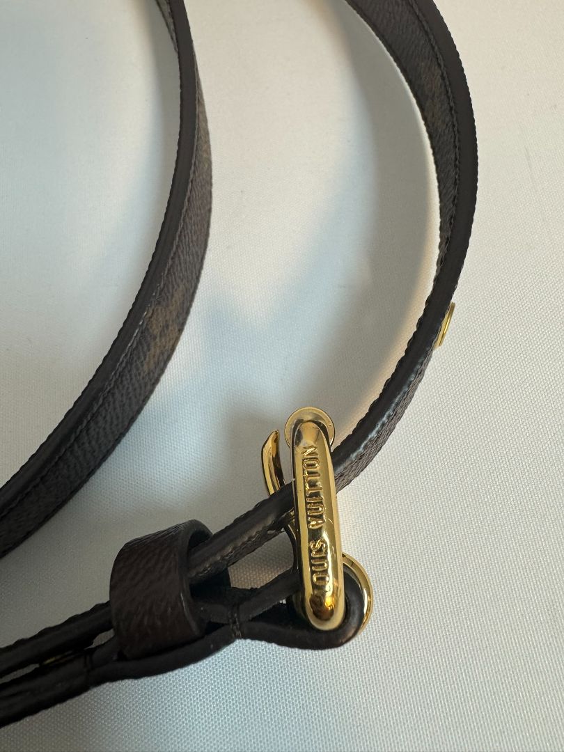 Louis Vuitton Pochette Métis in Monogram canvas, featuring the iconic LV logo print, a structured flap design, gold-tone hardware, and a detachable shoulder strap for versatile wear. This elegant crossbody bag is perfect for both day and night occasions.