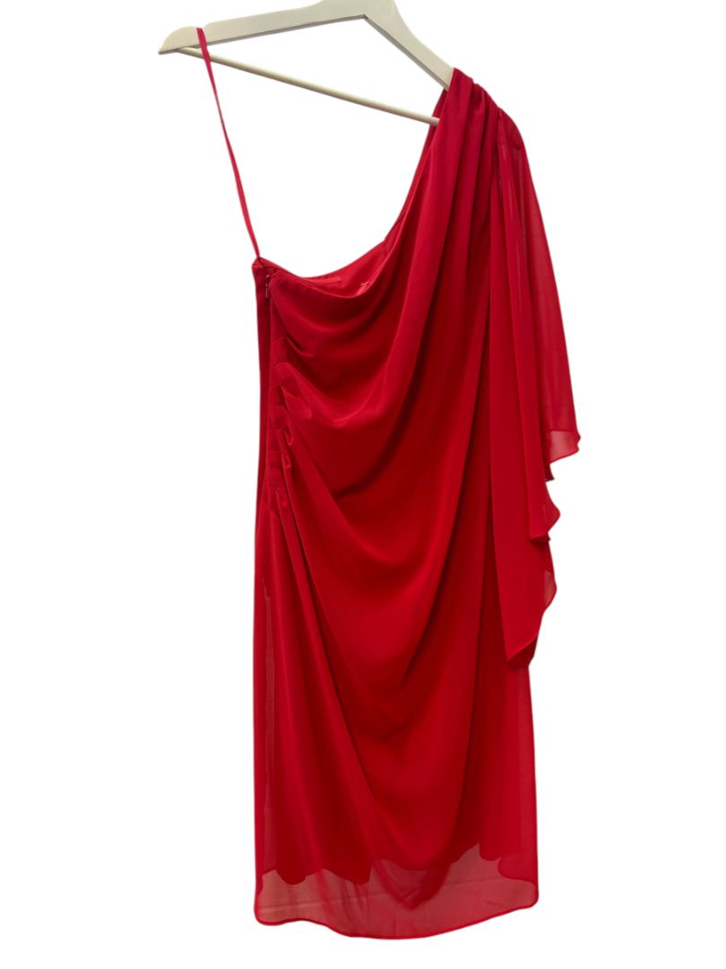 red NA off the shoulder