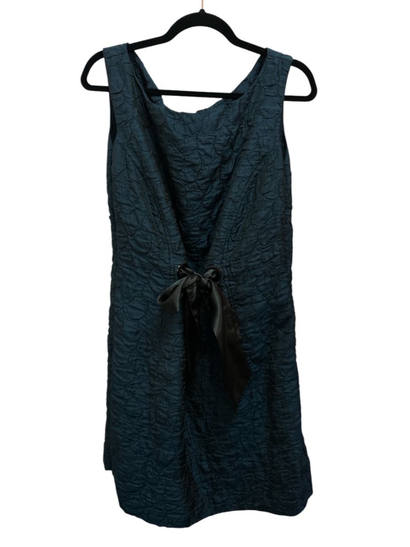 blue multi Taylor tied bow dress, one size