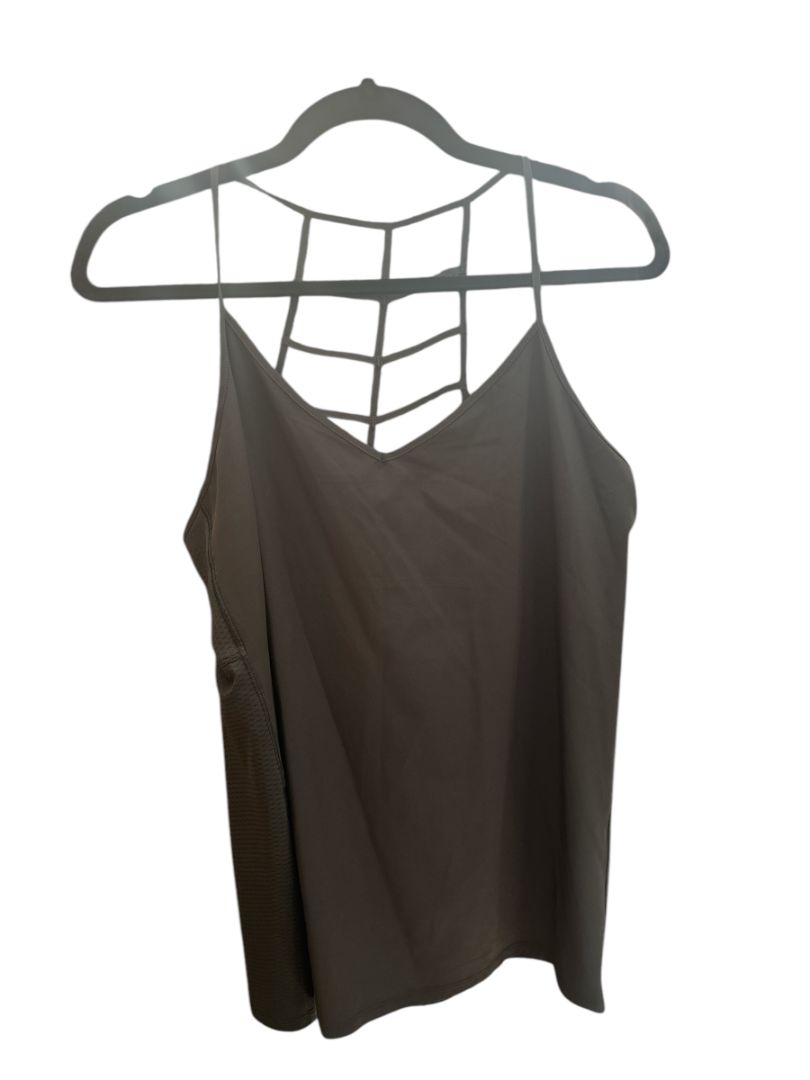 black NA athletic tank, one size