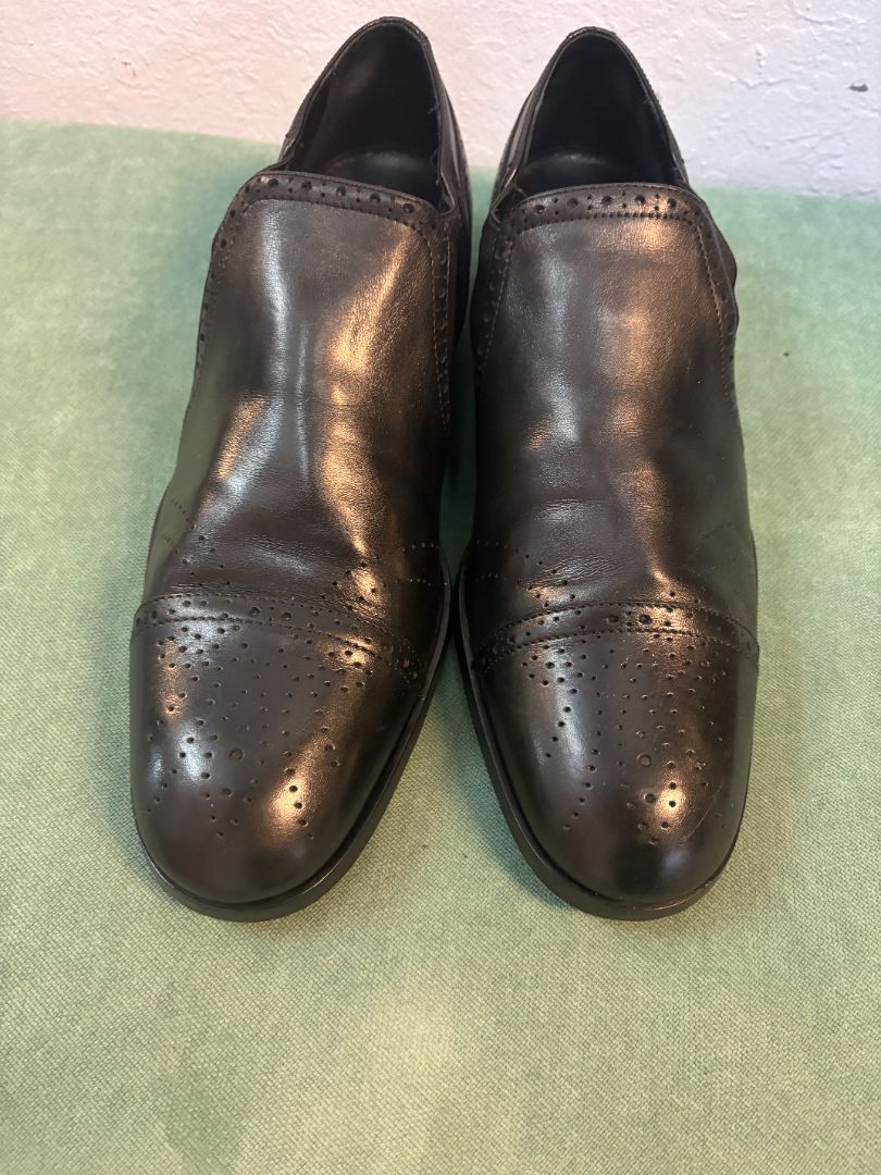 Sergio Rossi slip-on shoes, Italian craftsmanship
