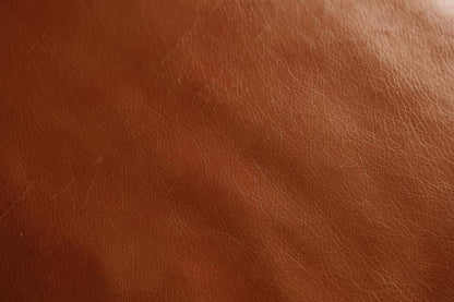 Kate Kasin Cognac Faux Leather Pencil Skirt