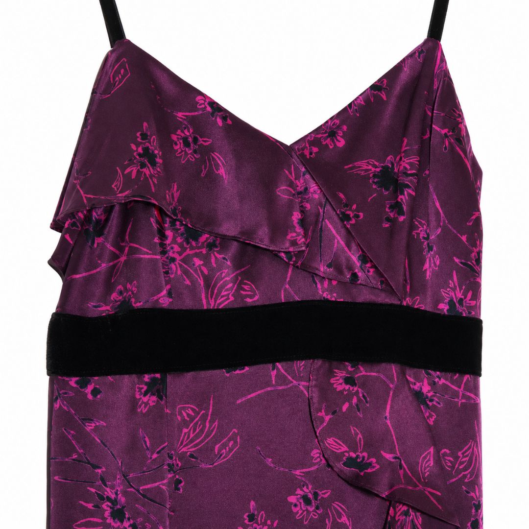 CINQ À SEPT silk dress