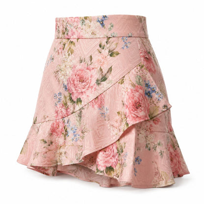 Hermant & Nandita ruffled textured skirt