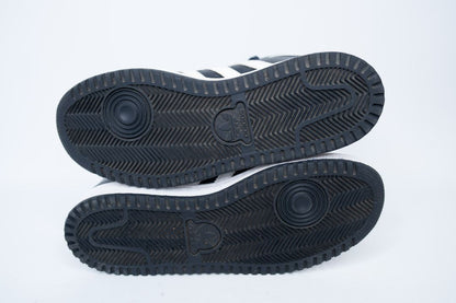 blue navy Adidas high top sneakers, 5W