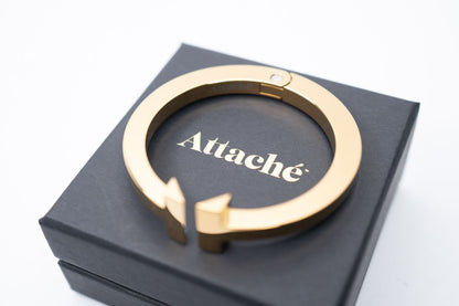 gold Attache' bag hook