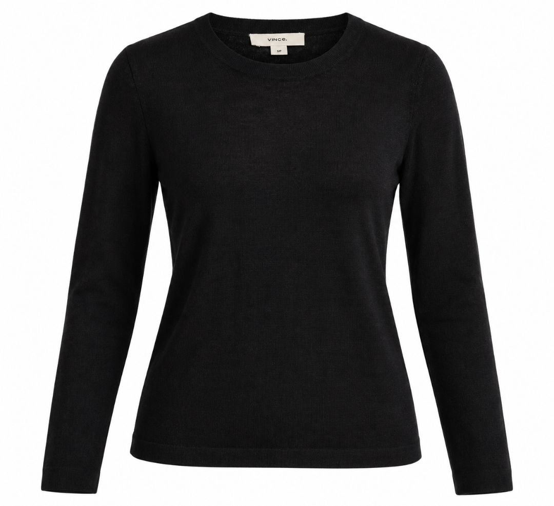 Vince crew neck long sleeve shirt