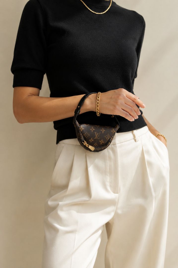 Monogram Louis Vuitton Micro Bumbag Monogram Bag Charm