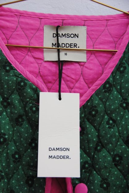 Damson Madder floral quilted cotton jacket