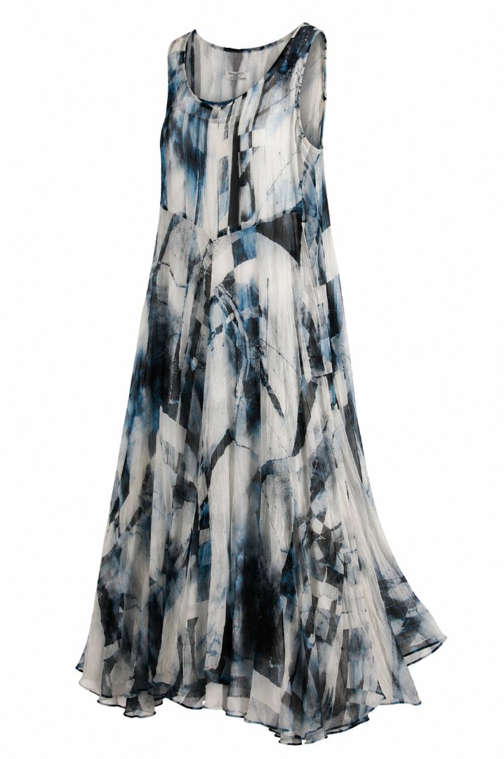 MC Planet by Innate crinkle chiffon dress