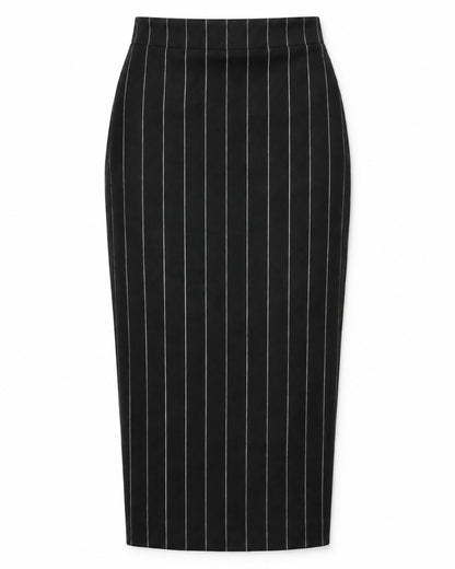 Express pinstripe long skirt