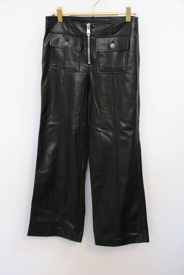 Cinq a Sept pleather wide leg