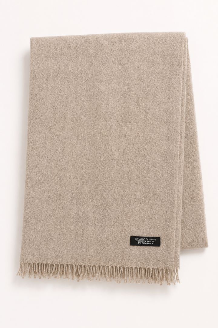 oat, gray, navy, light gray, slate , camel Nepal cashmere scarf