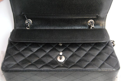 Chanel double flap caviar