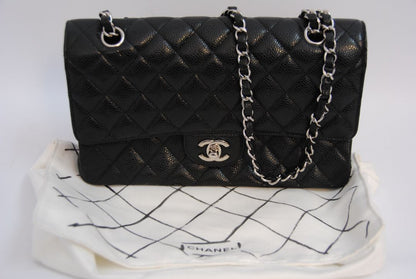Chanel double flap caviar