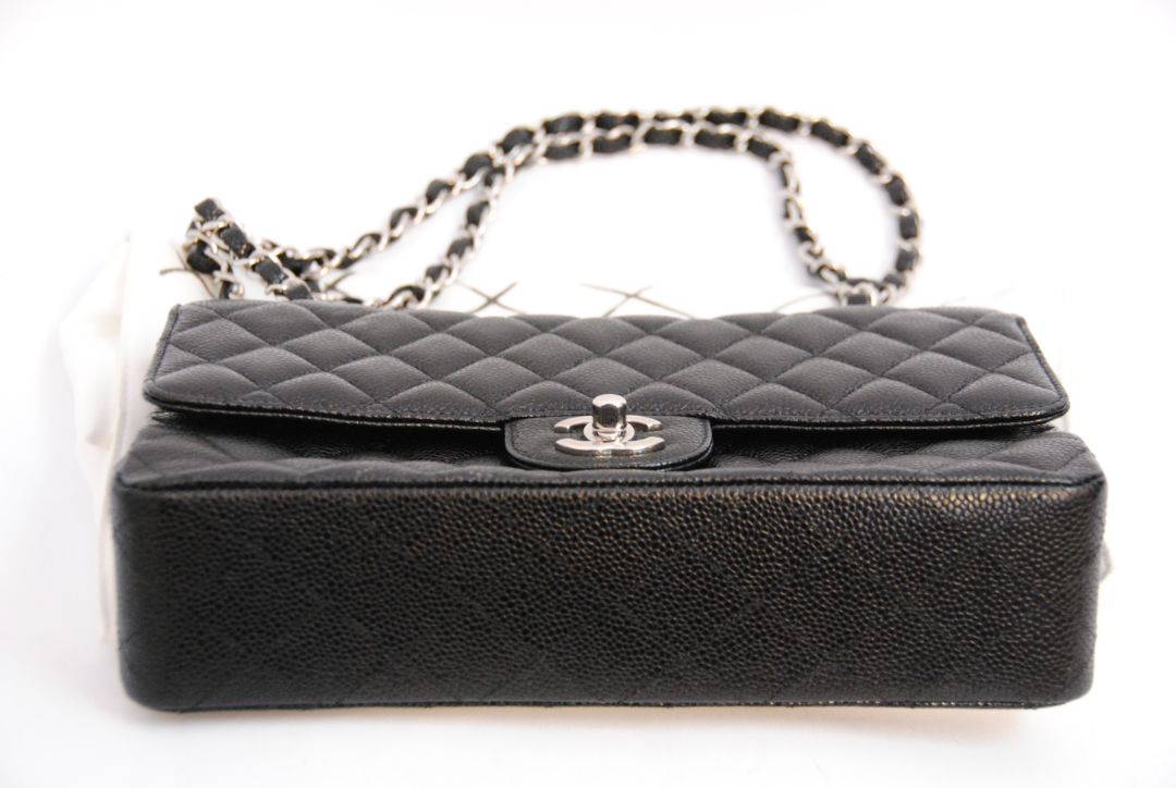 Chanel double flap caviar