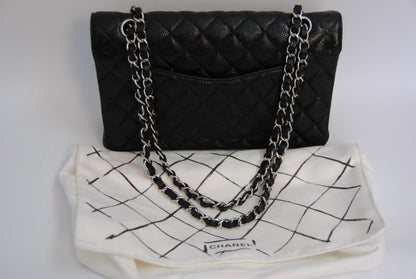 Chanel double flap caviar