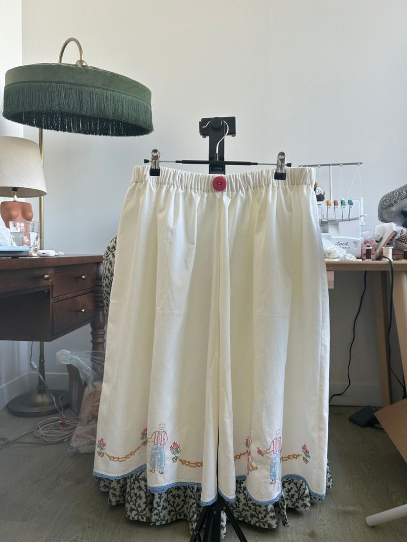 cotton pillow case culottes