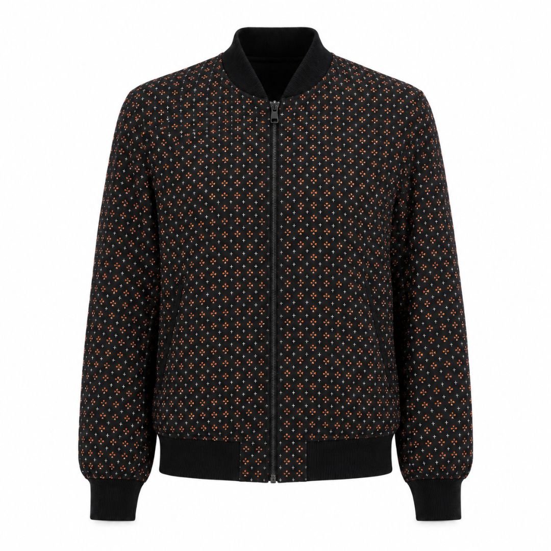 McQ Alexander McQueen Micro-Cross Print Bomber