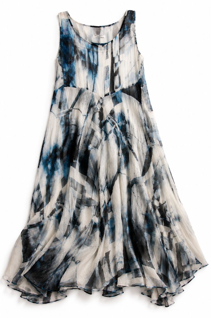 MC Planet by Innate crinkle chiffon dress