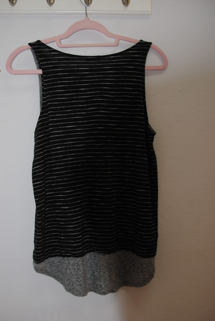 Vince pinstripe tank