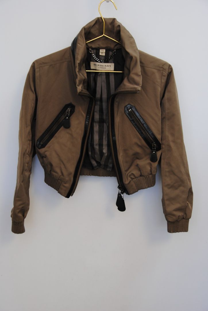 Burberry cropped bomber jacket