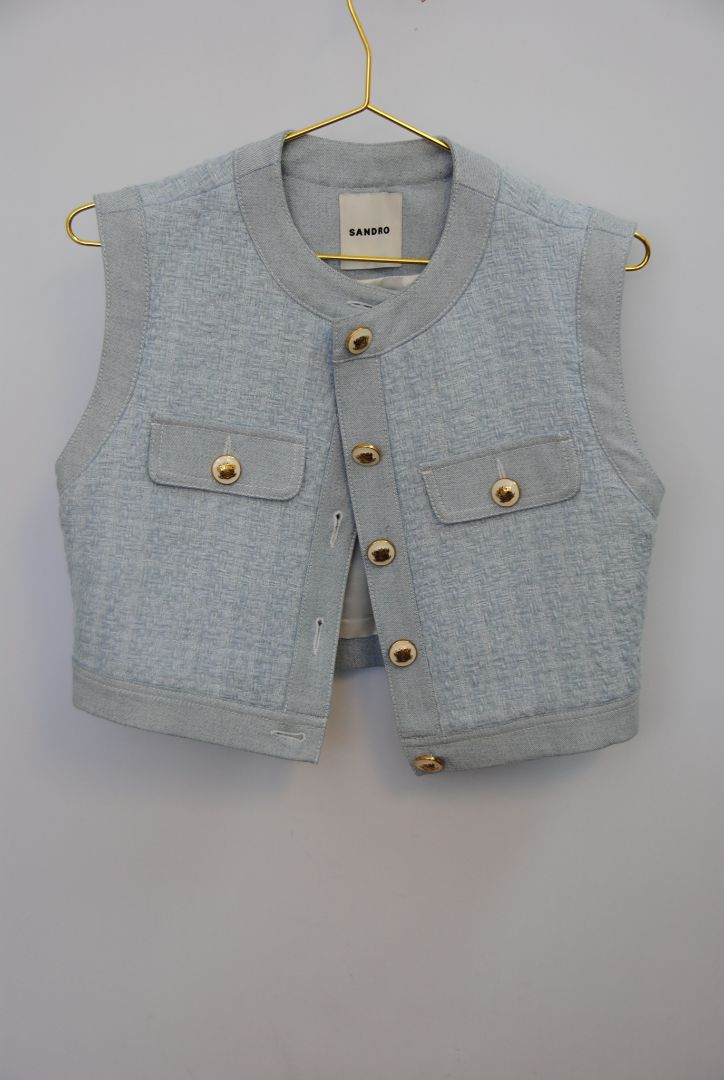 Sandro cropped vest