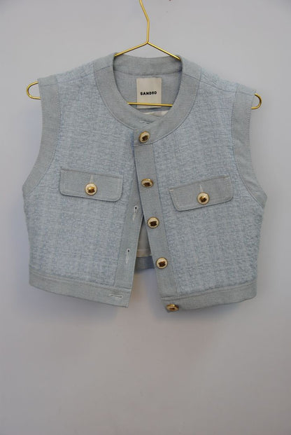 Sandro cropped vest