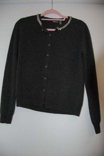 Elie Tahari beaded sweater
