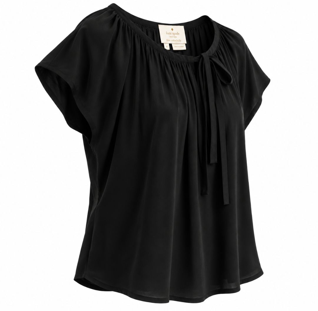 Kate Spade back tie blouse