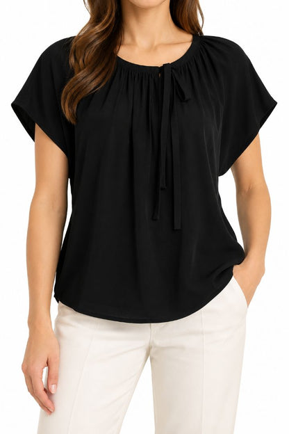 Kate Spade back tie blouse