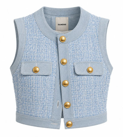 Sandro cropped vest