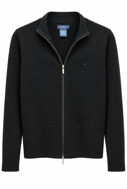 Faconable cotton full zip up