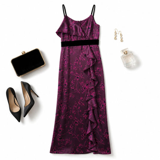 CINQ À SEPT silk dress