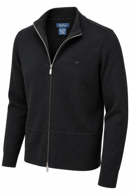 Faconable cotton full zip up